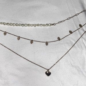 Gold layered necklace